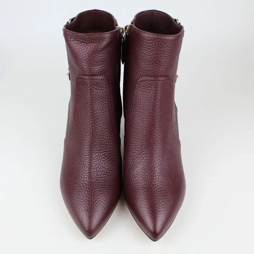 NEW Valentino Garavani Rockstud Leather Booties